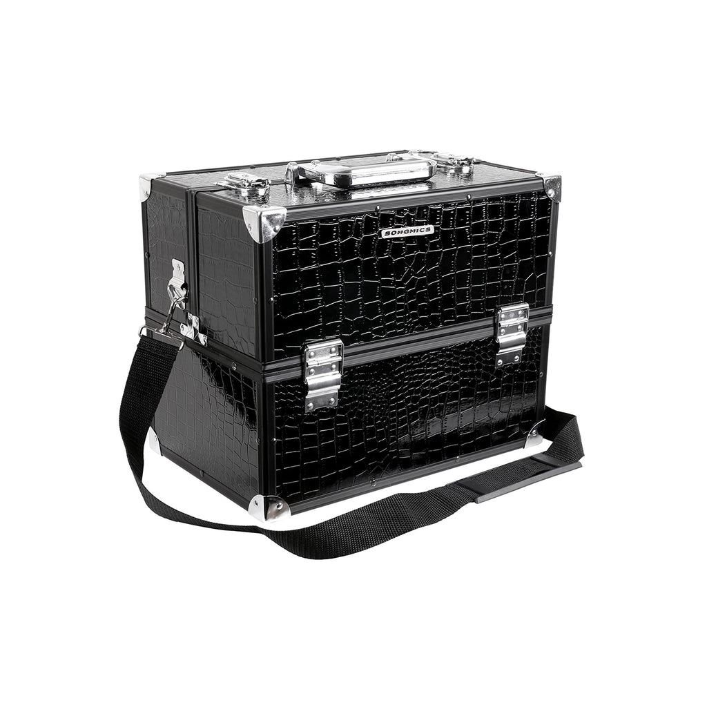 Cosmetic case - "Croco" - Black