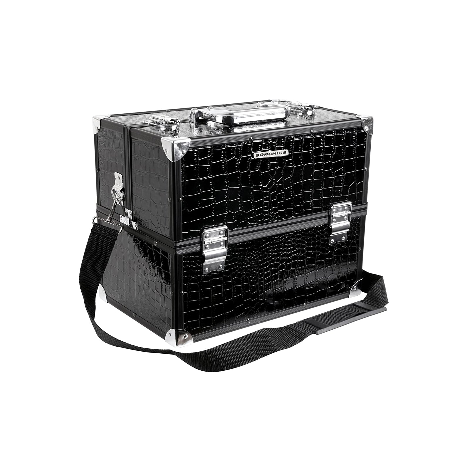 Cosmetic case - "Croco" - Black