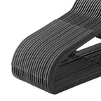 Clothing hangers - Anti -slip - Set of 50 - Gray
