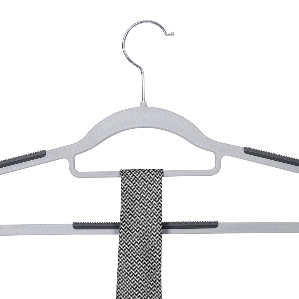 Clothing hangers - Anti -slip - Set of 50 - Gray