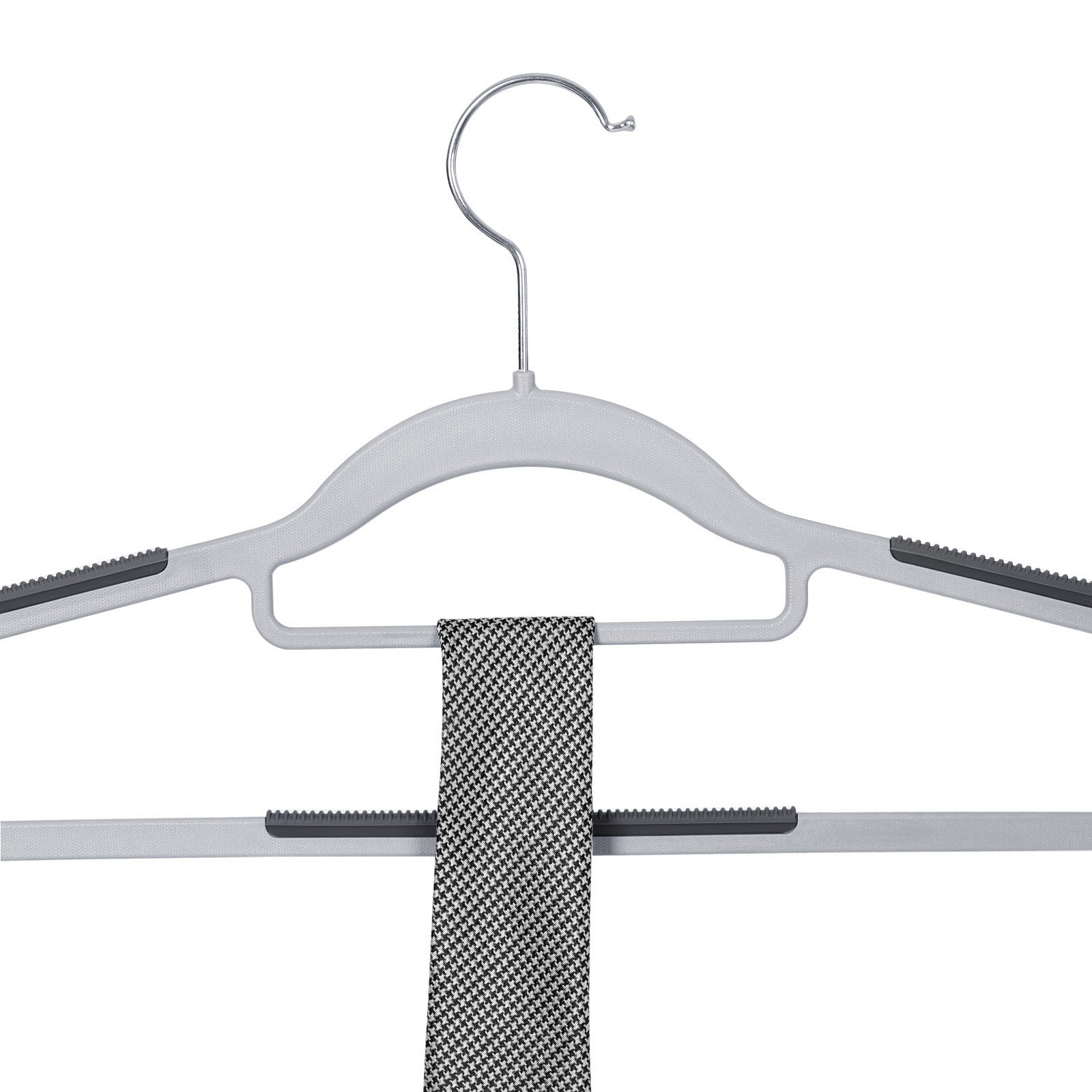 Clothing hangers - Anti -slip - Set of 50 - Gray