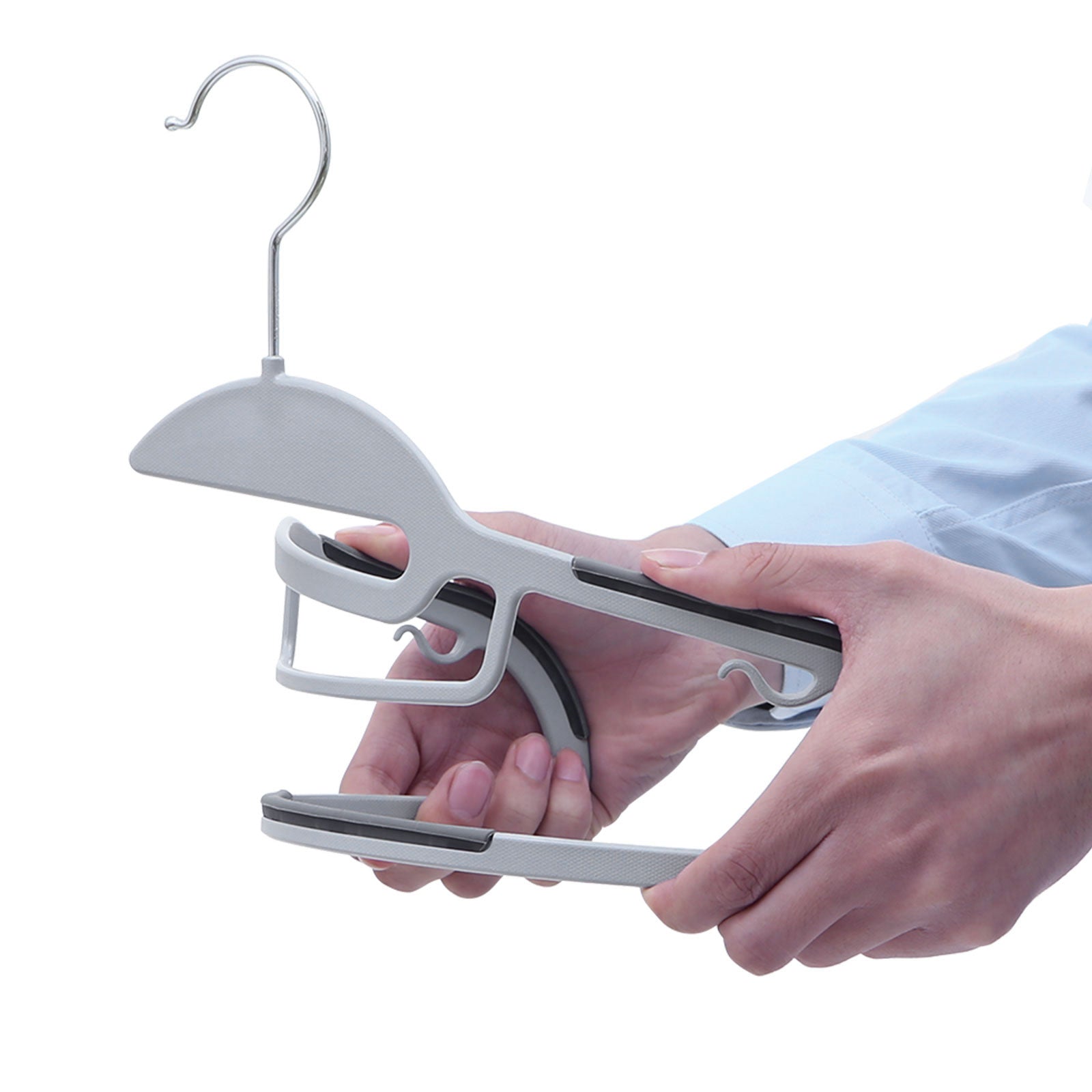 Clothing hangers - Anti -slip - Set of 50 - Gray
