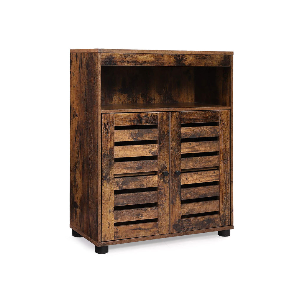 Storage cabinet - with slat doors