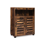 Storage cabinet - with slat doors