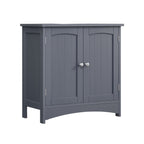 Washbasin cabinet - Bathroom furniture - With 2 doors - Country style - Gray