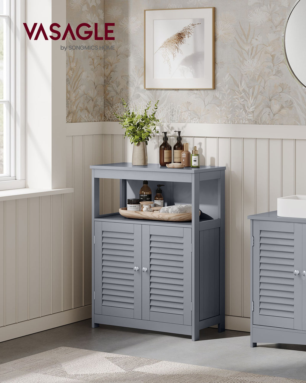 Bathroom Furniture - With Open Vak & 2 doors