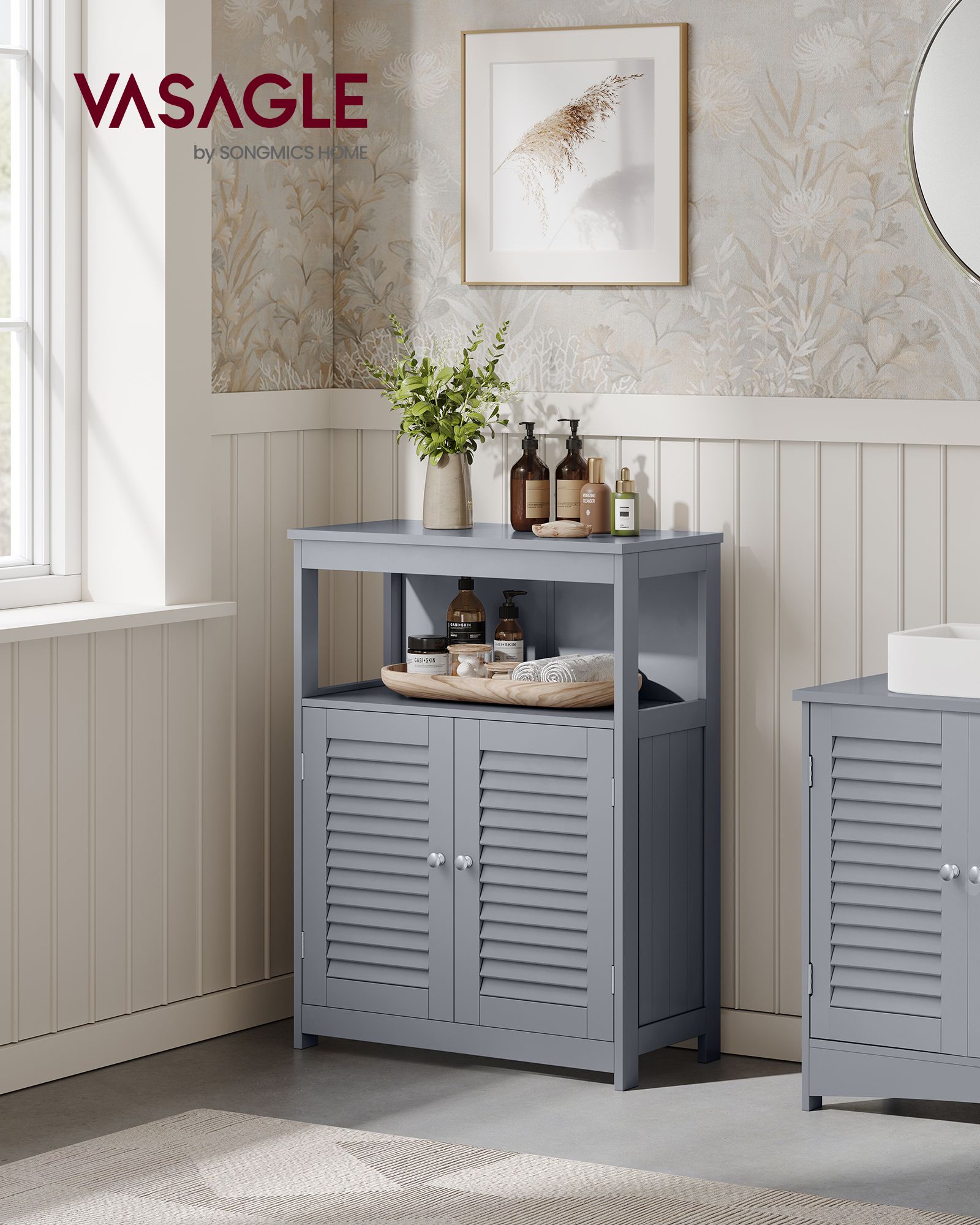 Bathroom Furniture - With Open Vak & 2 doors