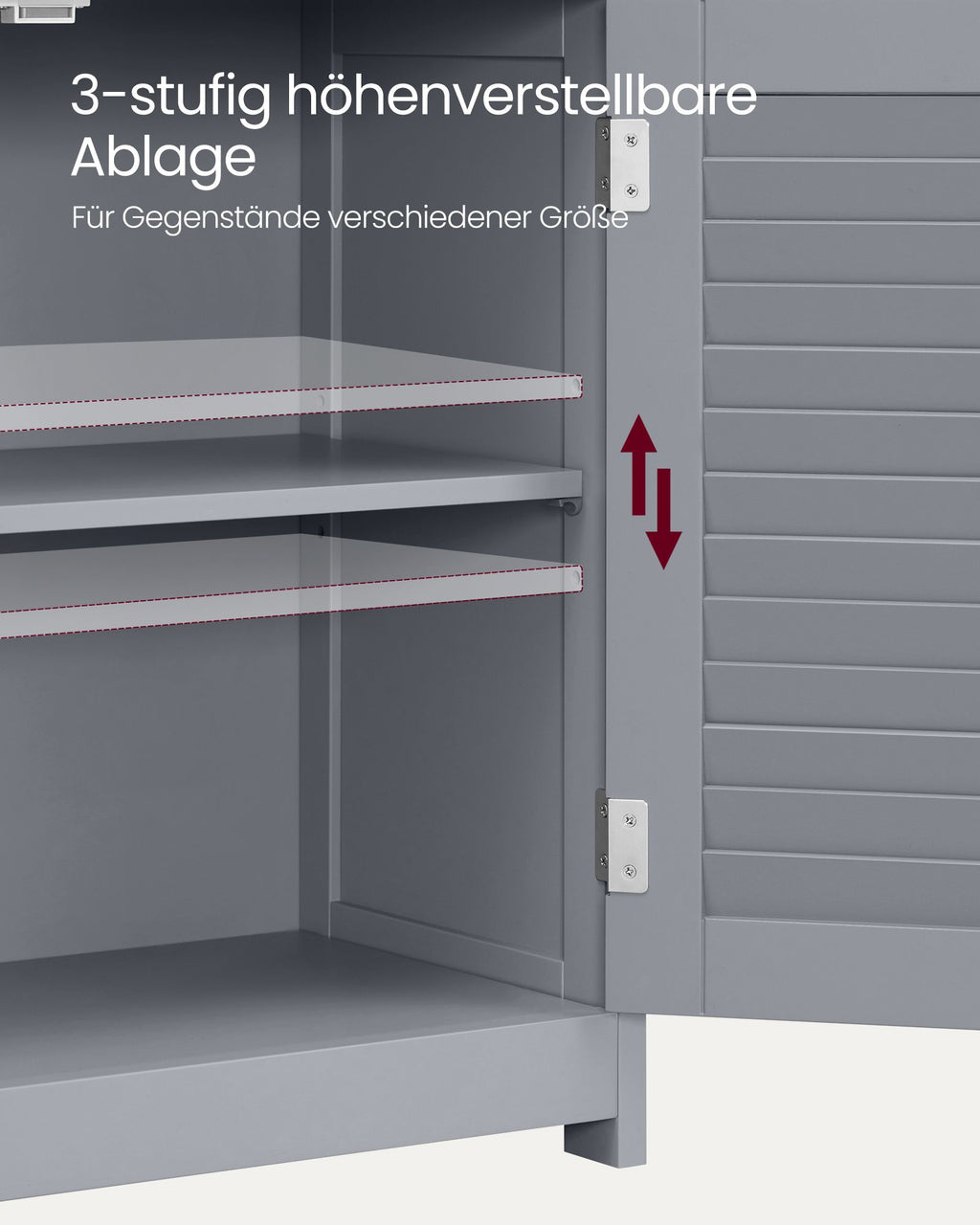 Bathroom Furniture - With Open Vak & 2 doors
