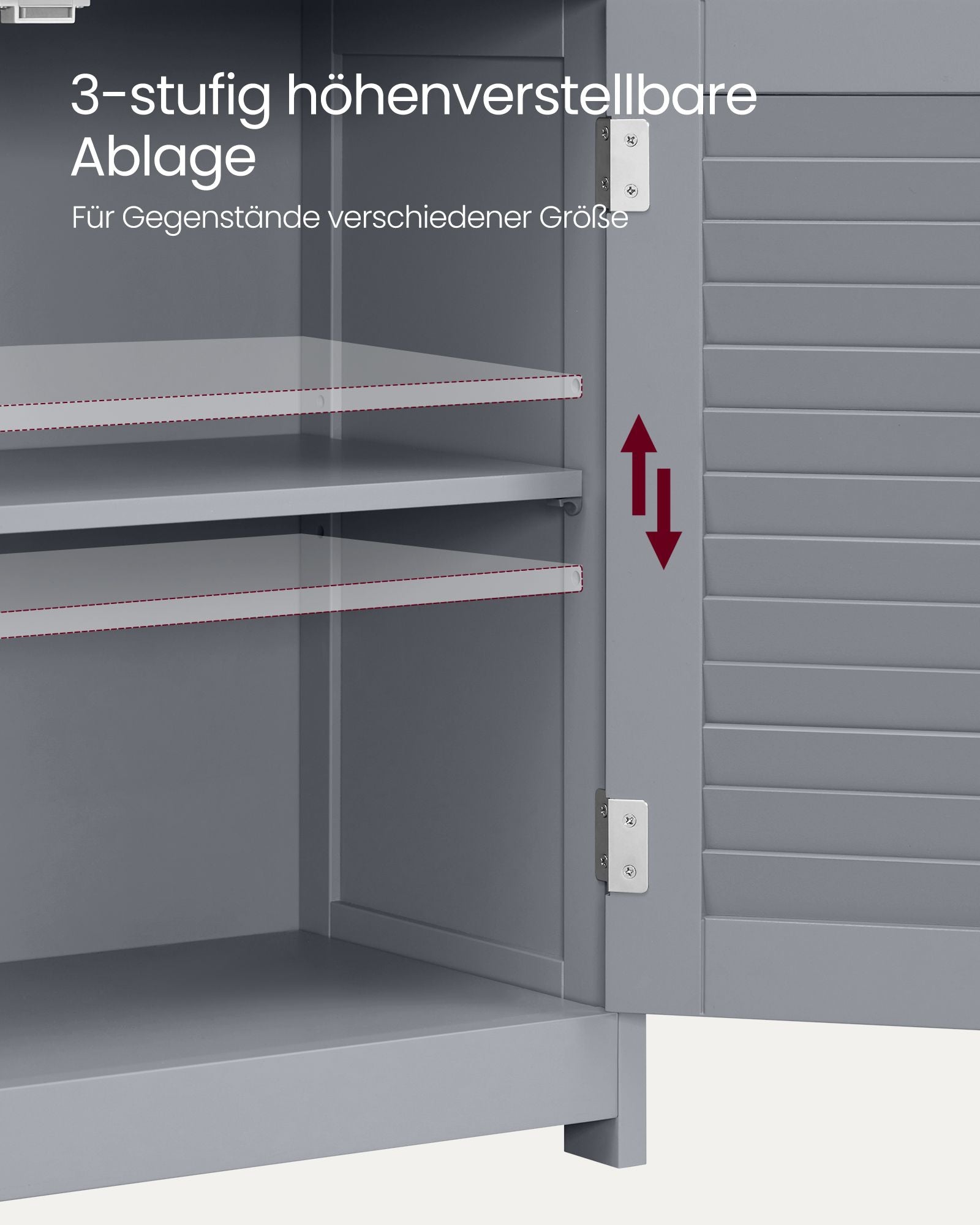 Bathroom Furniture - With Open Vak & 2 doors
