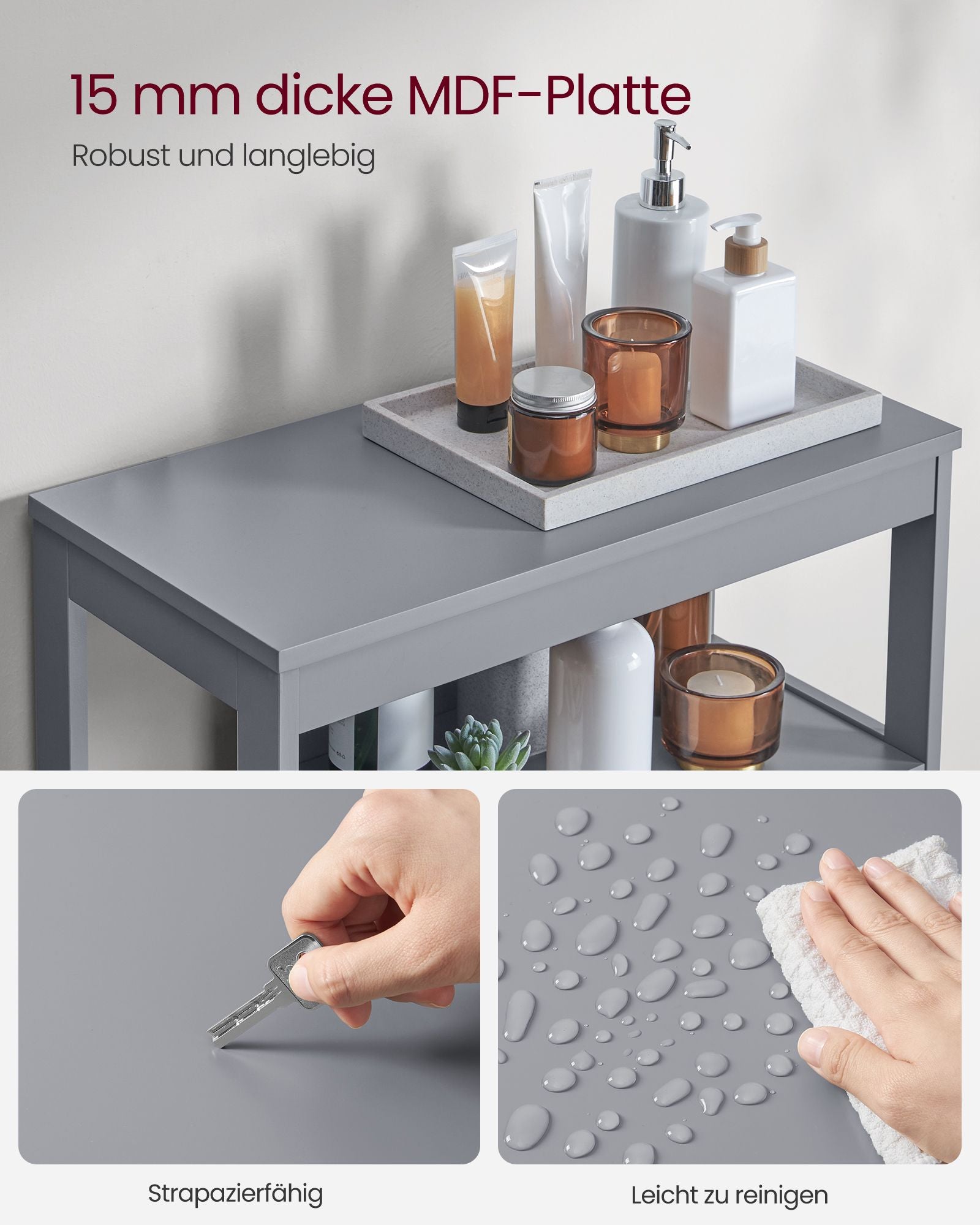 Bathroom Furniture - With Open Vak & 2 doors