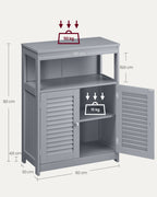 Bathroom Furniture - With Open Vak & 2 doors