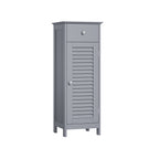 Bathroom furniture - narrow - with drawer and louvre door