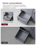 Bathroom furniture - With 3 drawers & cupboard door