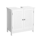 Washbasin undercase - Bathroom furniture - 60 x 30 x 60 cm - Scandinavian design - Matt white
