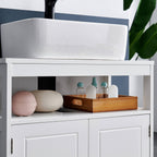 Washbasin undercase - Bathroom furniture - 60 x 30 x 60 cm - Scandinavian design - Matt white