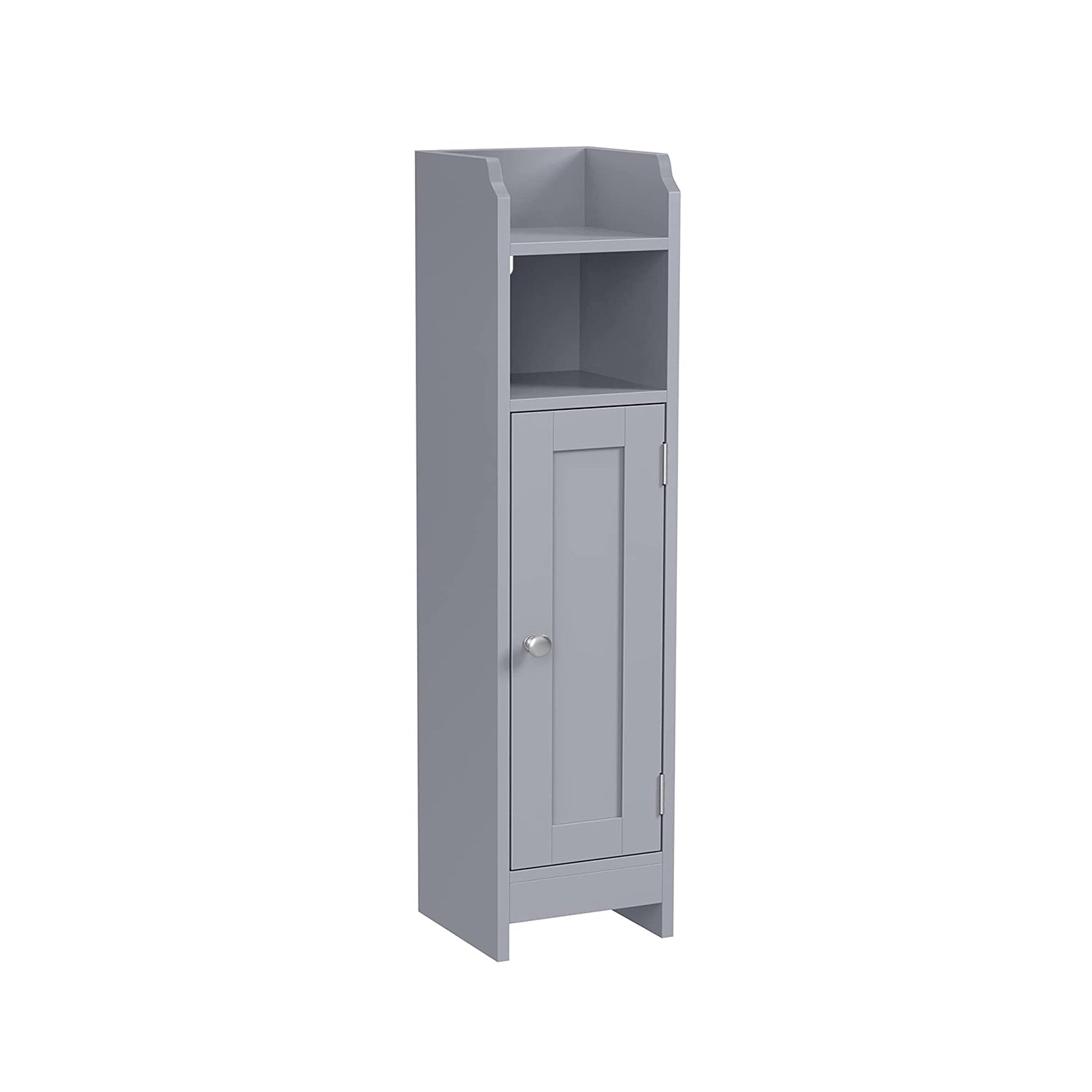 Bathroom cabinet - Beepercase - Two open compartments - Gray