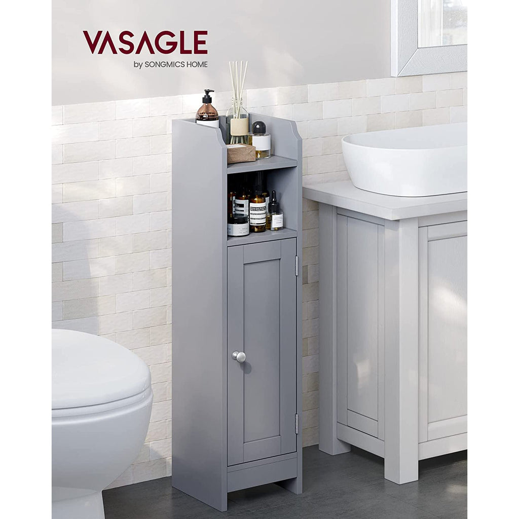 Bathroom cabinet - Beepercase - Two open compartments - Gray