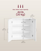 Bathroom furniture - With shelves - 30 × 60 × 60 cm
