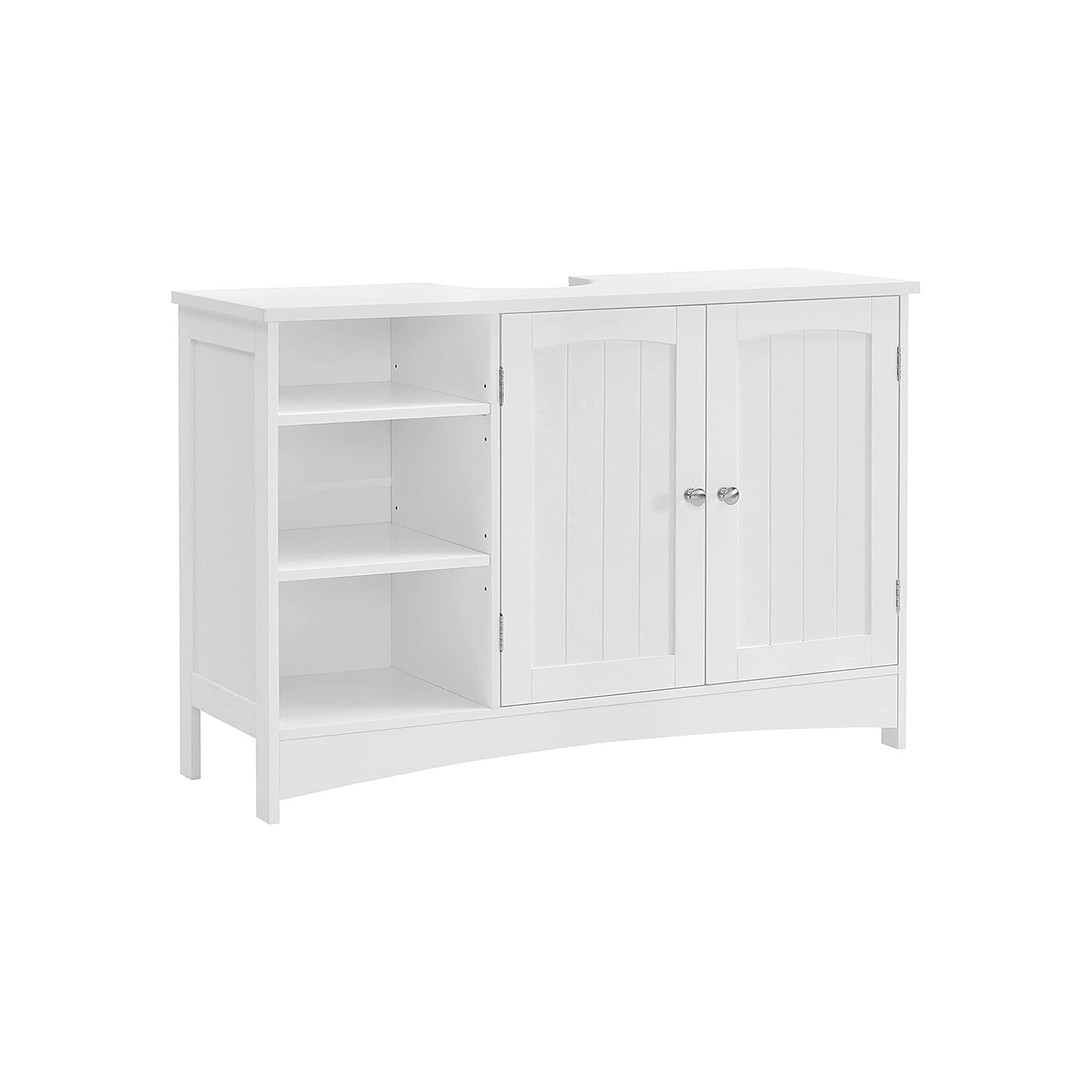 Washbasin furniture - Extra long base cabinet - Bathroom furniture - White