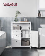 Bathroom furniture - 30 x 60 x 80 cm - with 3 drawers