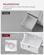 Bathroom furniture - 30 x 60 x 80 cm - with 3 drawers