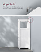 Bathroom furniture - 30 x 60 x 80 cm - with 3 drawers