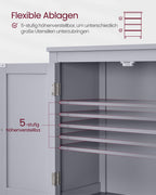 Kitchen cupboard - with 4 doors - adjustable shelves