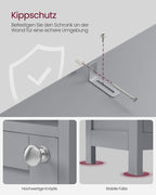 Bathroom furniture - with pigeon gray lighting
