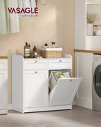 Bathroom cabinet - with laundry baskets and drawers - Wolkwit