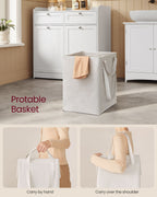Bathroom cabinet - with laundry baskets and drawers - Wolkwit