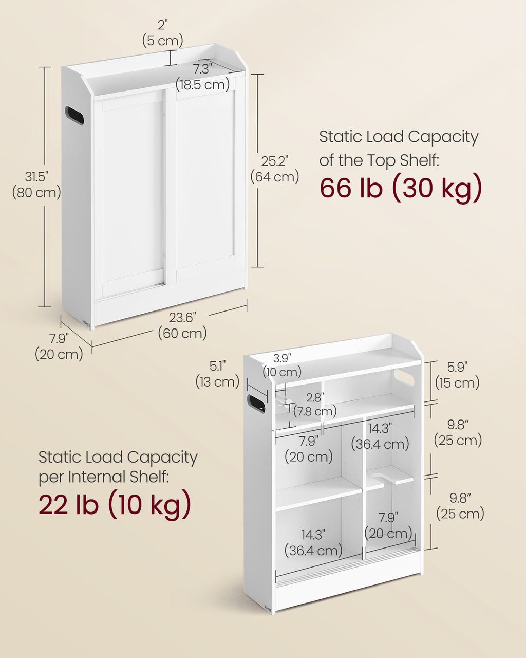 Bathroom furniture - With adjustable shelves - Wolkwit