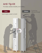 Bathroom cabinet - Adjustable shelves - Open - Model 2