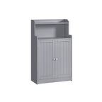 Bathroom furniture - With 2 doors and shelves - Duif gray