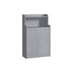 Bathroom furniture - With 2 doors and shelves - Duif gray
