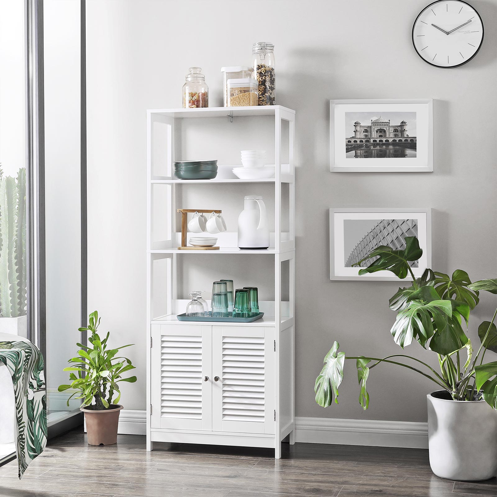 Bathroom furniture - Matt white
