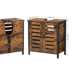 Washbasin cabinet-Vintage Brown-Zwart