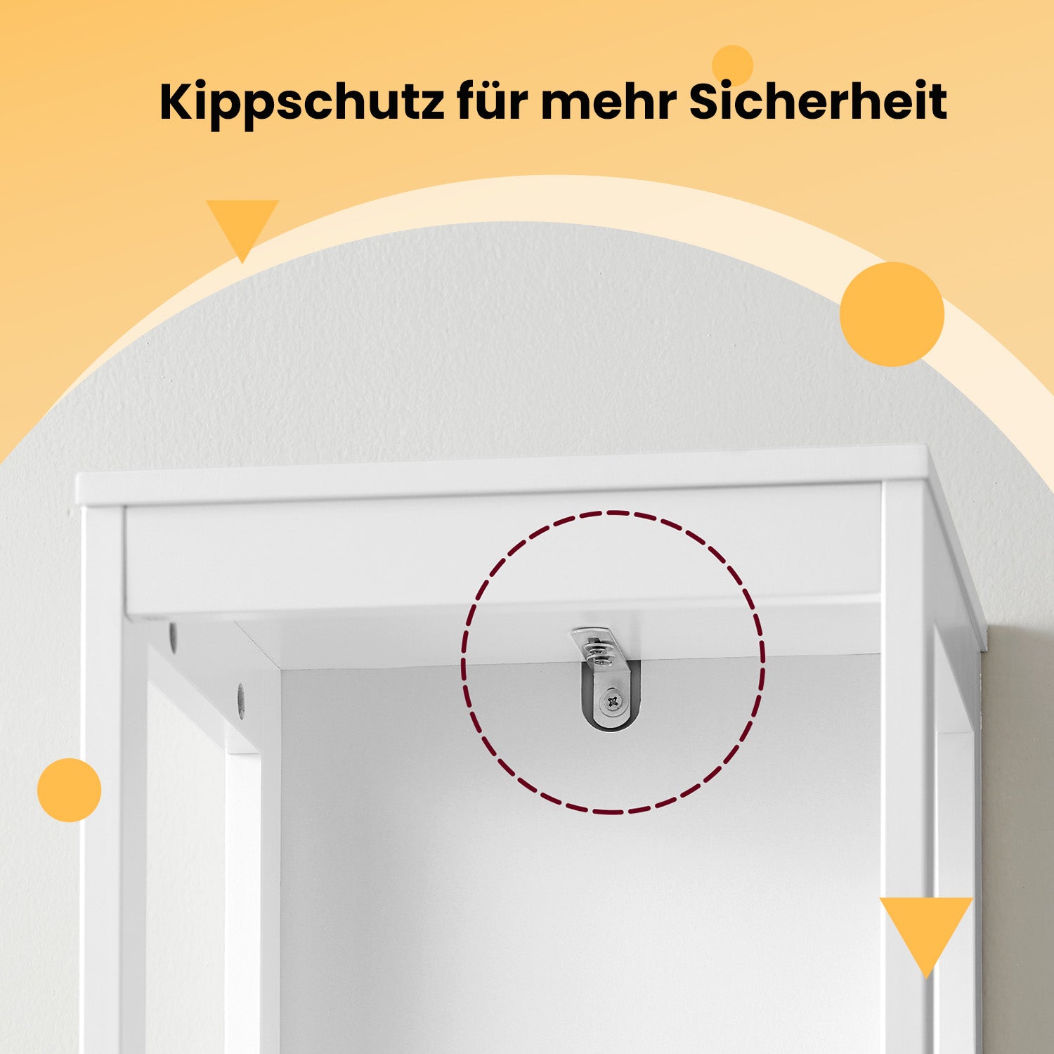 Bathroom furniture - Detached cupboard, sleek design