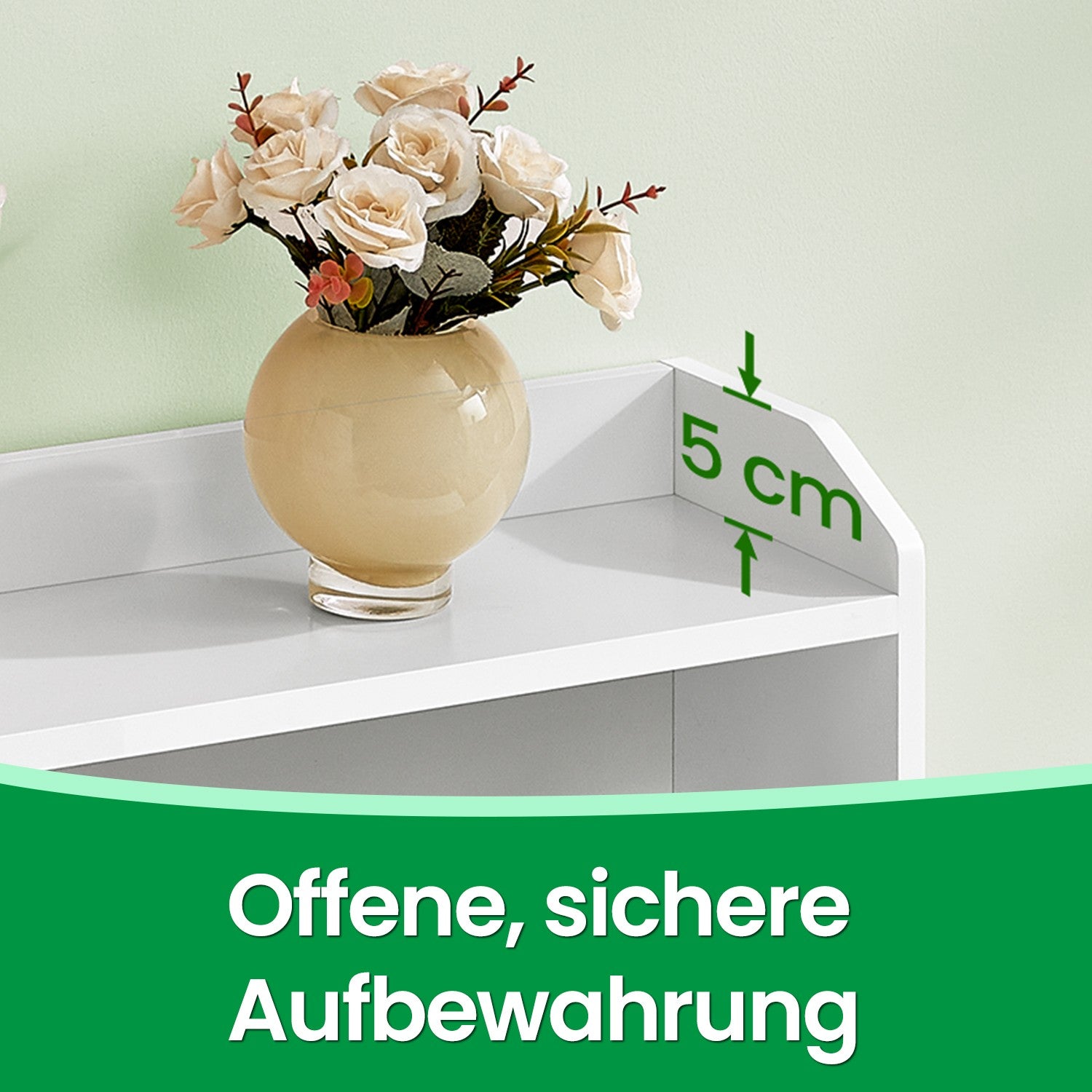 Bathroom Furniture, Bathroom Furniture With 2 Doors, 2 Adjustable Shelves