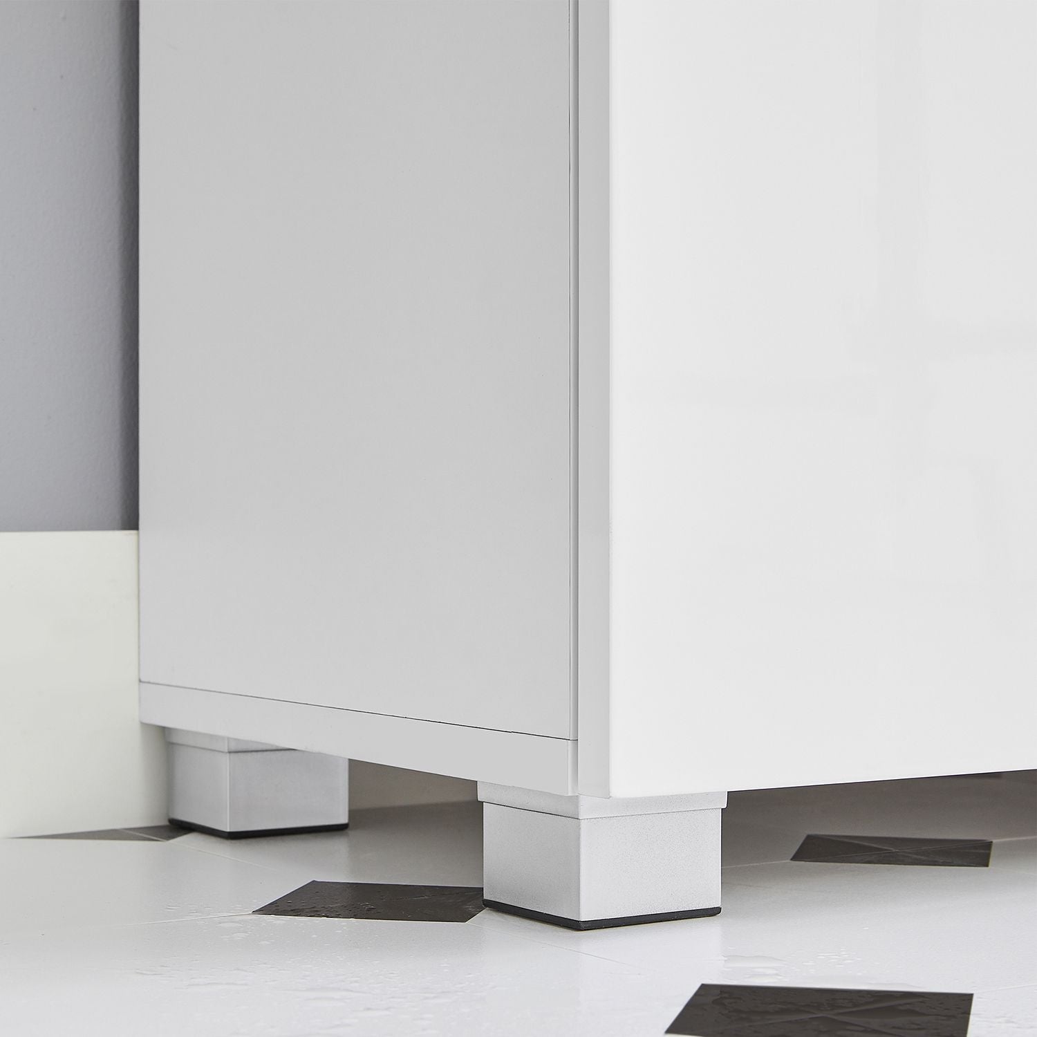 Washbasin furniture - Bathroom Cabinet - Base Cabinet - With Double Doors - White