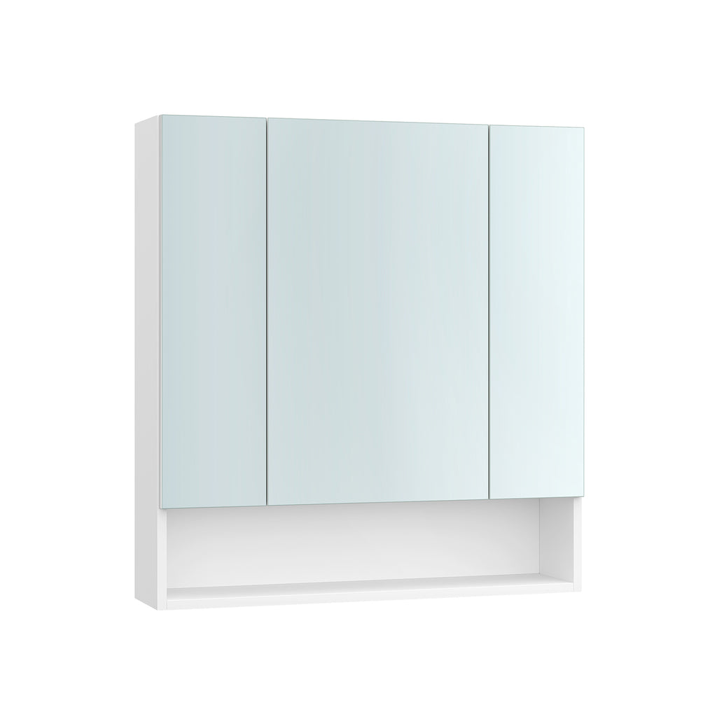 Bathroom cabinet - with 3 doors - 16.5 × 70 × 75 cm - Wolkwit
