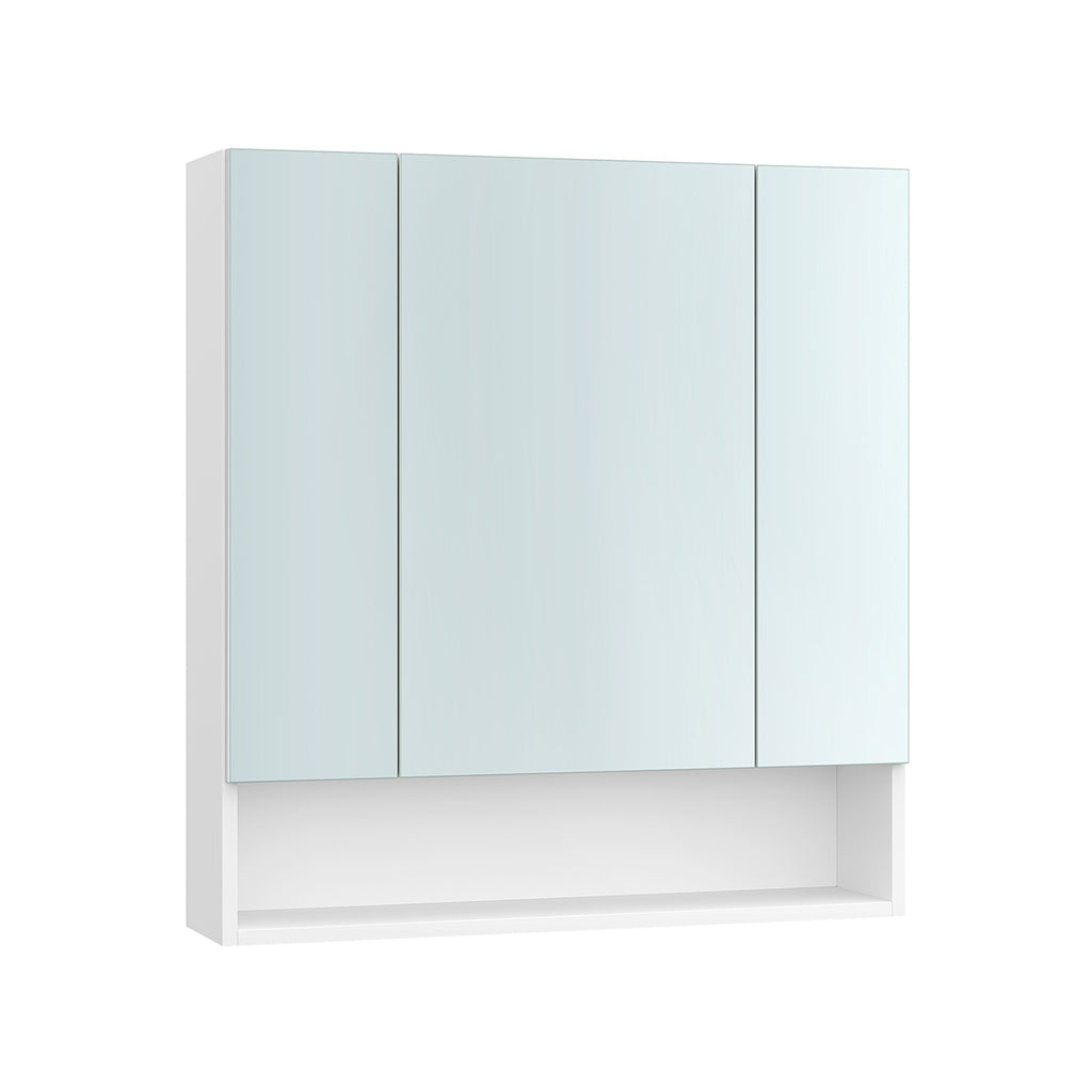 Bathroom cabinet - with 3 doors - 16.5 × 70 × 75 cm - Wolkwit