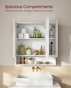 Bathroom cabinet - with 3 doors - 16.5 × 70 × 75 cm - Wolkwit