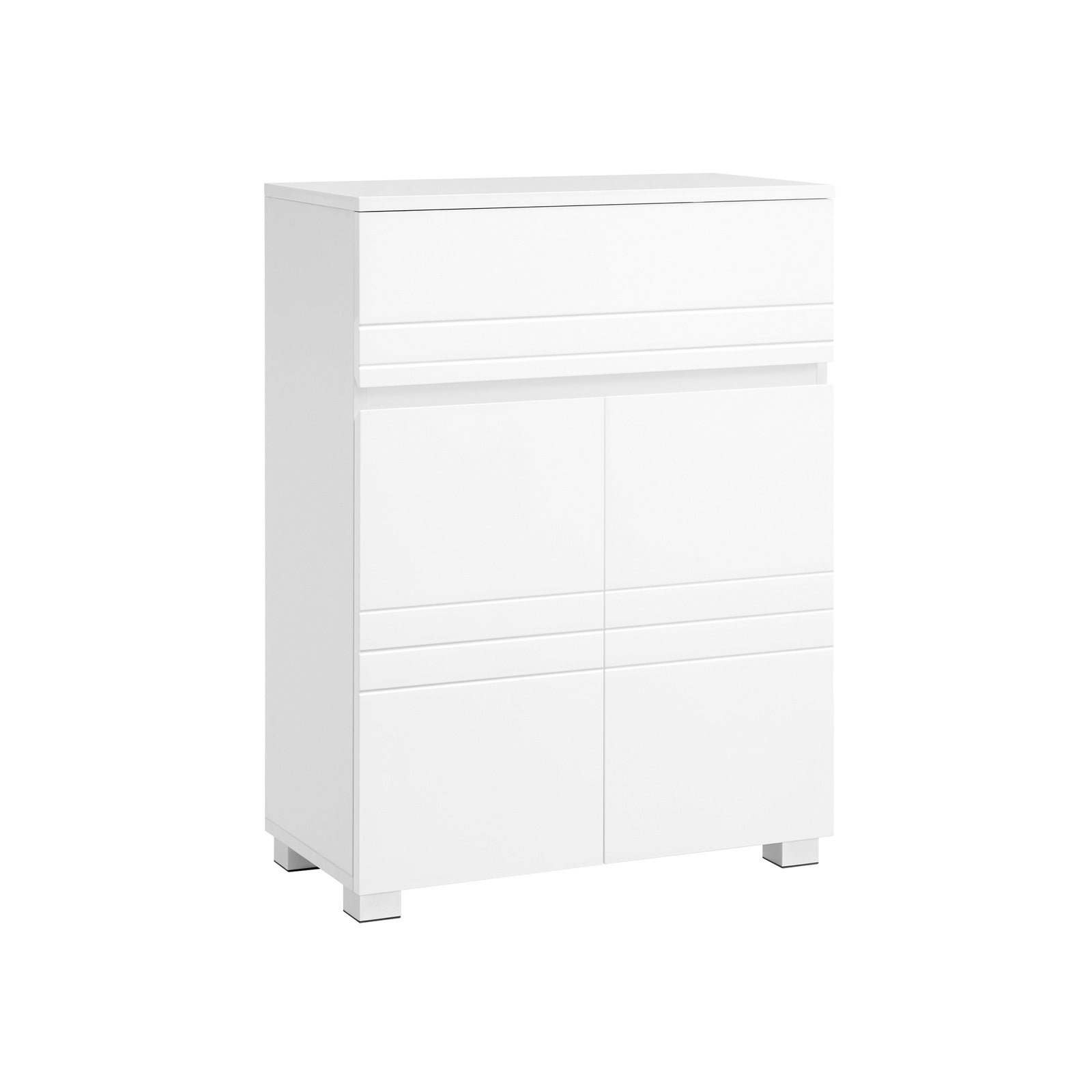 Bathroom cabinet - Sideboard with drawer - White