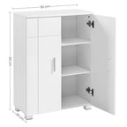 Bathroom furniture - Bathroom Cabinet - With open doors - White