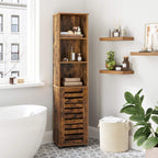 Bathroom cabinet - Vintage Brown