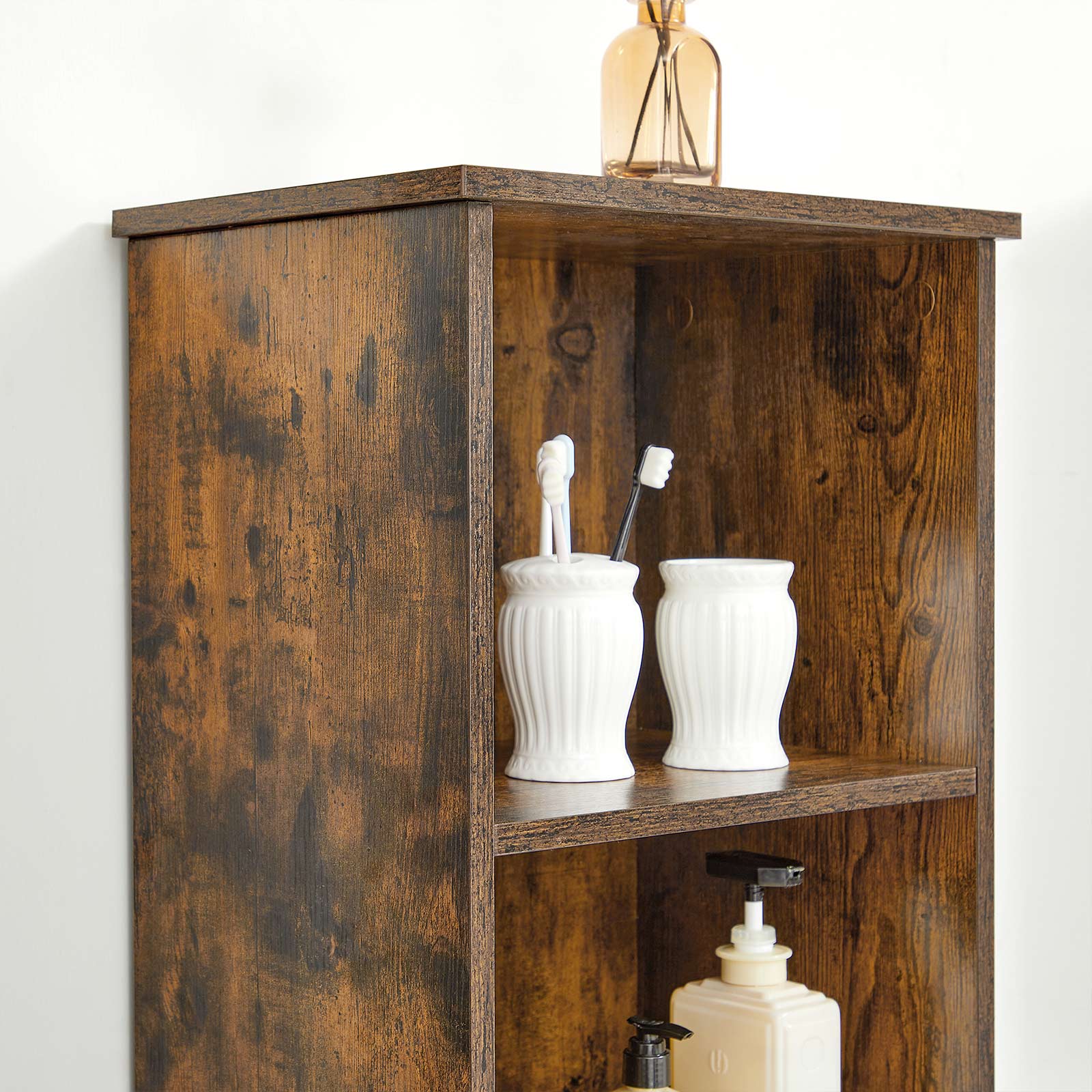 Bathroom cabinet - Vintage Brown