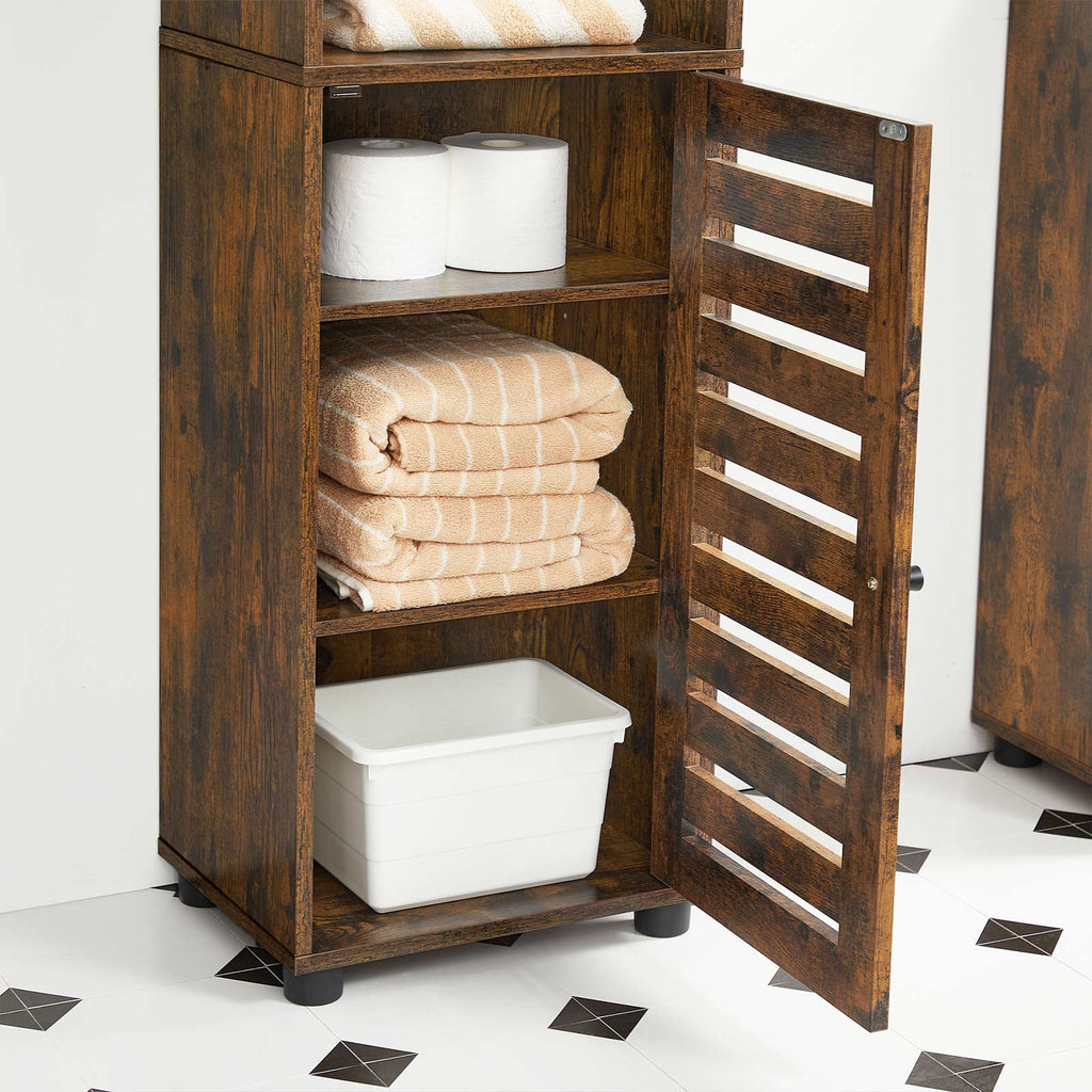 Bathroom cabinet - Vintage Brown