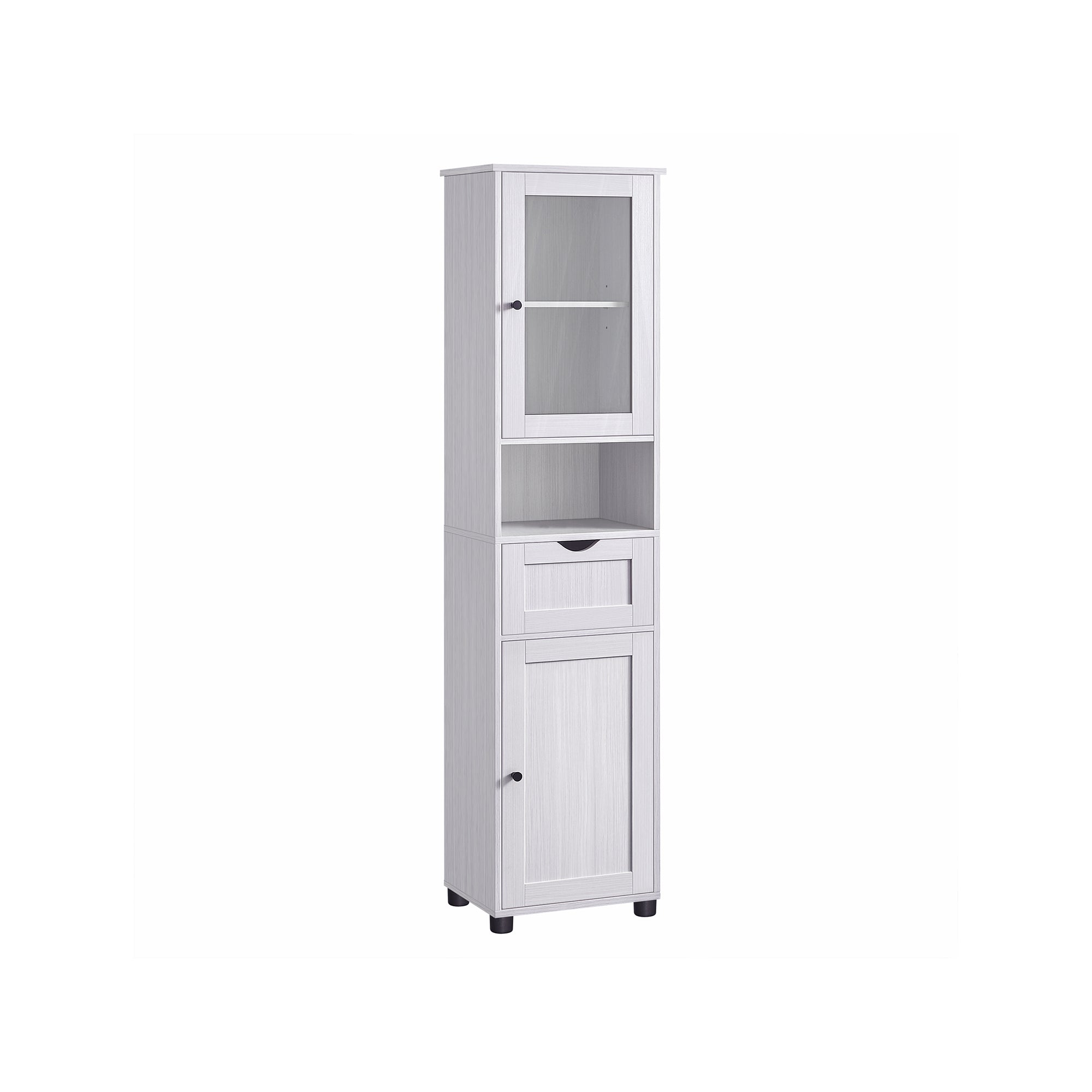 Bathroom cabinet - Storage cupboard - Kitchen cupboard - Living room cabinet - White