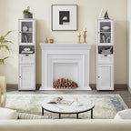 Bathroom cabinet - Storage cupboard - Kitchen cupboard - Living room cabinet - White