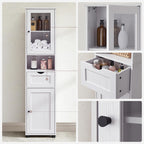 Bathroom cabinet - Storage cupboard - Kitchen cupboard - Living room cabinet - White